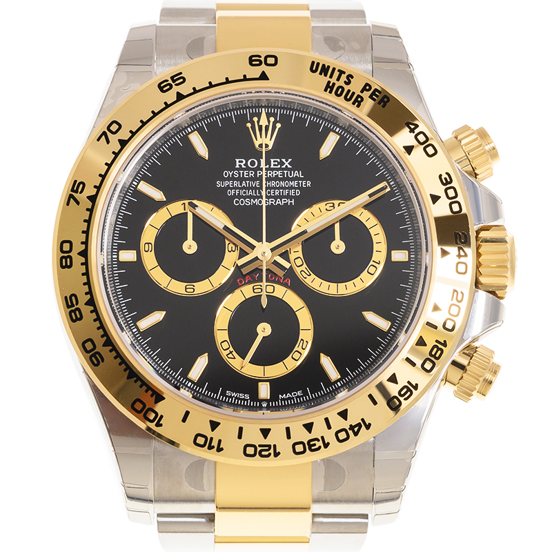 トップス BLACK ROLEX COSMOGRAPH DAYTONA 126503 BLACK DIAMONDS UNWORN