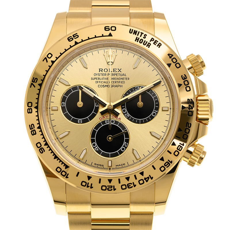 NEW ROLEX GOLDEN AND BLACK DAYTONA 126508-0006 YML GOLDEN AND