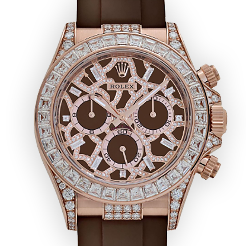 NEW ROLEX DAYTONA 126555TBR OFF-CATALOGUE GIRAFFE EDITION