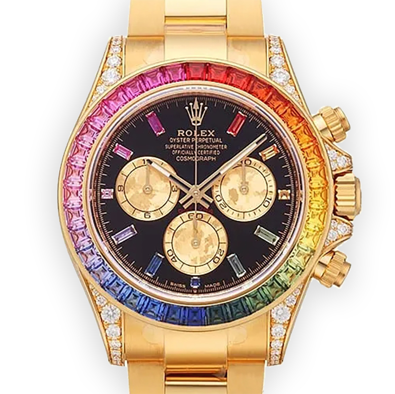 NEW ROLEX DAYTONA 126598RBOW-0001 RAINBOW DAYTONA