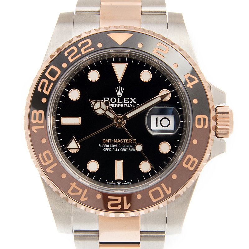 梵習字鑒　全 Rolex GMT-Master II 永恒玫瑰金鋼（蠔式鋼與永恒玫瑰金的組合