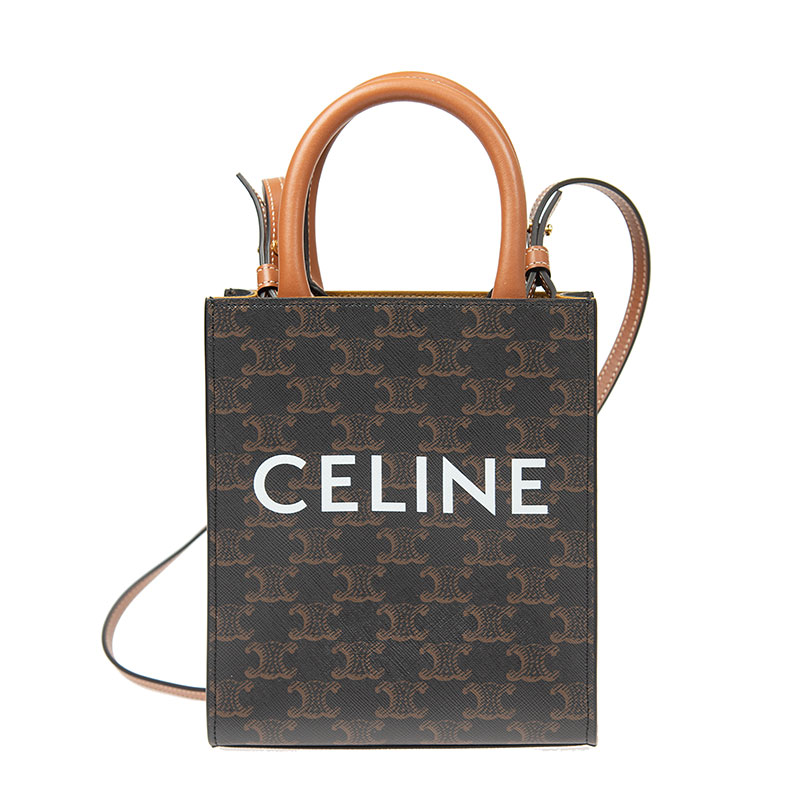 【VIPセール】CELINE 早い者勝ちセール！ Small Cabas バッグ Celine Triomphe Small Cabas De France 2Way Handbag Crossbody