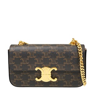 CELINE｜CROSSBAGS (10L972DQB 04LU) MULTIPOCHETTE IN TRIOMPHE CANVAS and calfskin - TAN | CELINE