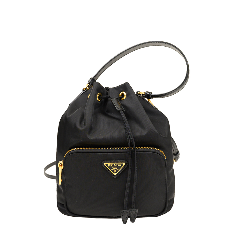 NEW PRADA BAGS 1BH038 RV44 F0002 BUCKET BAG/CROSSBODY BAG