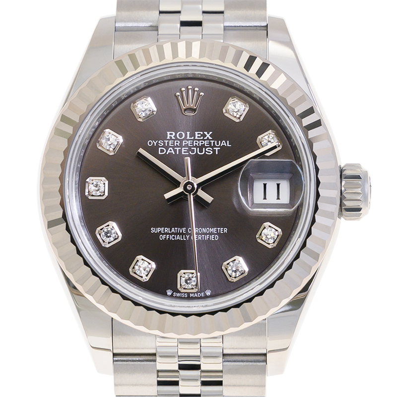 NEW ROLEX LADY DATEJUST 279174-0015 G DARK GREY