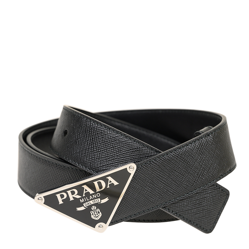 NEW PRADA BELTS 2CM217 053 F0002 LEATHER 100CM