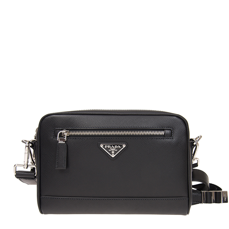 PRADA 鞄 Prada Re-Edtion Nylon Quilted Black Triangle Logo Crossbody