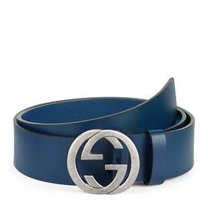 NEW GUCCI BELTS 368186 BGH0N 4236 CALFSKIN 85CM