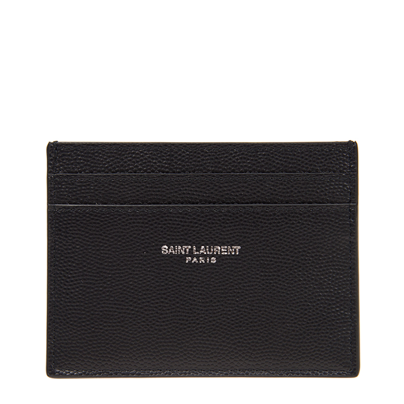 NEW YSL SAINT LAURENT WALLETS 375946 BTY0N 1000 CARD HOLDER