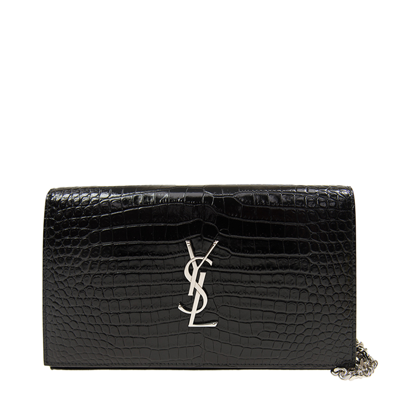 Saint Laurent Monogram Matelassé Women's Card Holder 668290