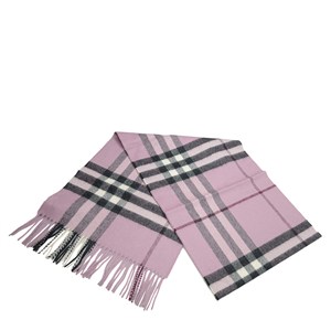 スカーフ BURBERRY Woman Scarf Violet 8079193 Burberry Outlet: double-face cashmere scarf - Violet