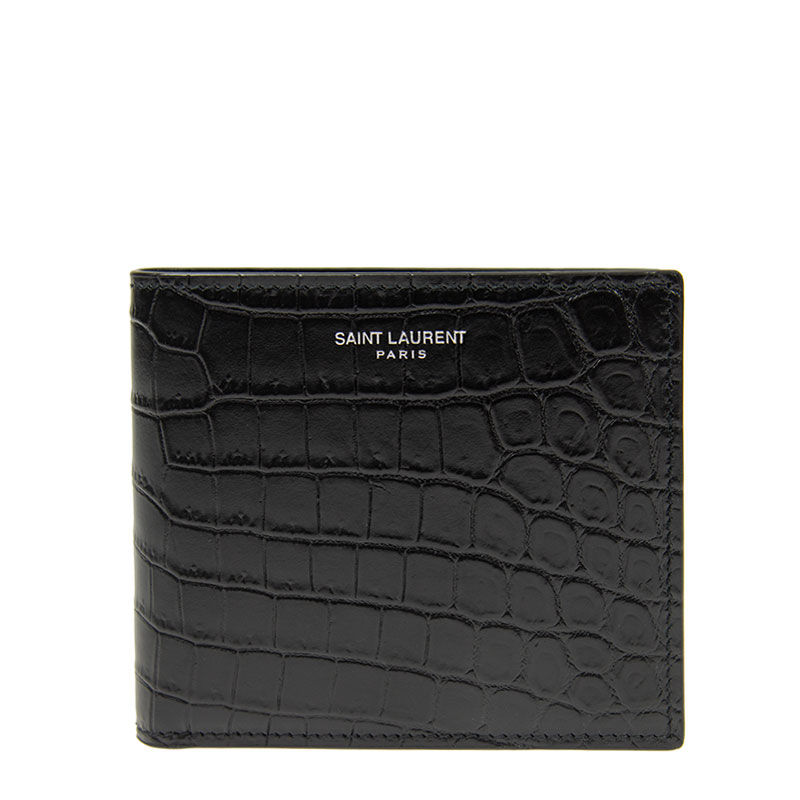 NEW YSL SAINT LAURENT WALLETS 396303 DZEDE 1000 SHORT FOLD