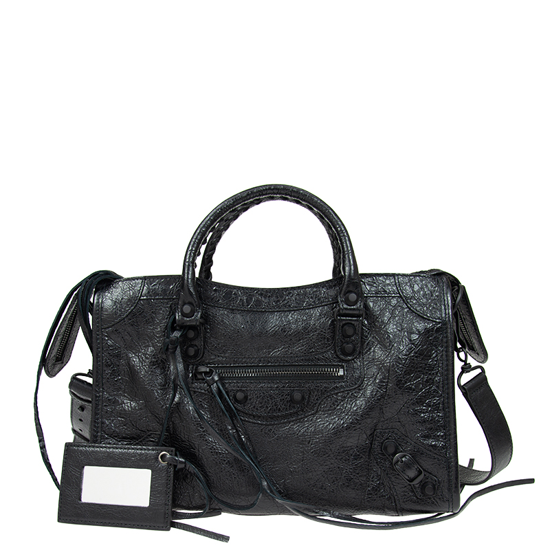 NEW BALENCIAGA BAGS CLASSIC CITY 431621 D94J7 1000 SHOULDER BAG