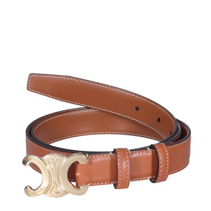 CELINE ベルト 45ak9-3a78-04lu NEW CELINE BELTS 45AK9 3A78 04LU CALFSKIN 80CM
