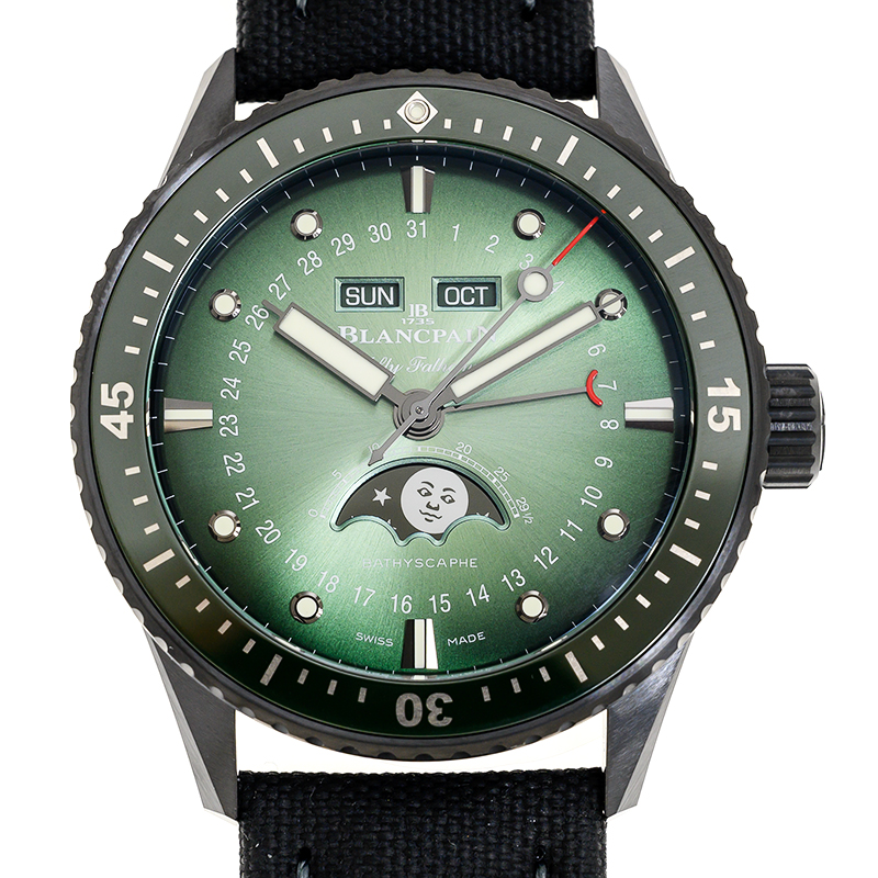 NEW BLANCPAIN FIFTY FATHOMS BATHYSCAPHE QUANTIEME COMPLET PHASES