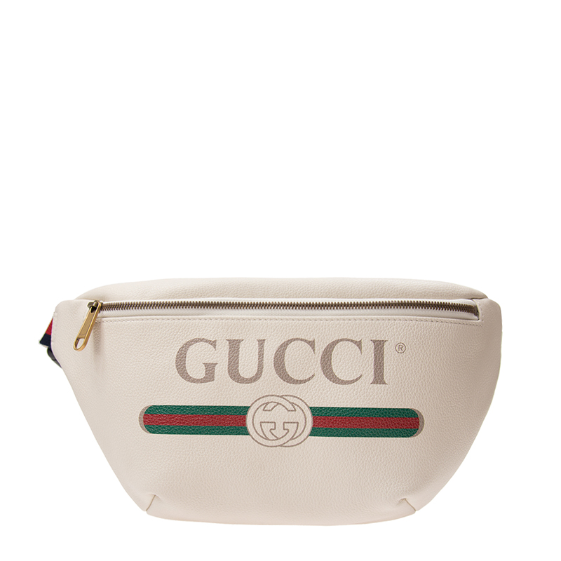 NEW GUCCI HANDBAGS 530412 0GCCT 8822 SHORT BACKPACK PRINT BELT BAG  Celebrity standing
