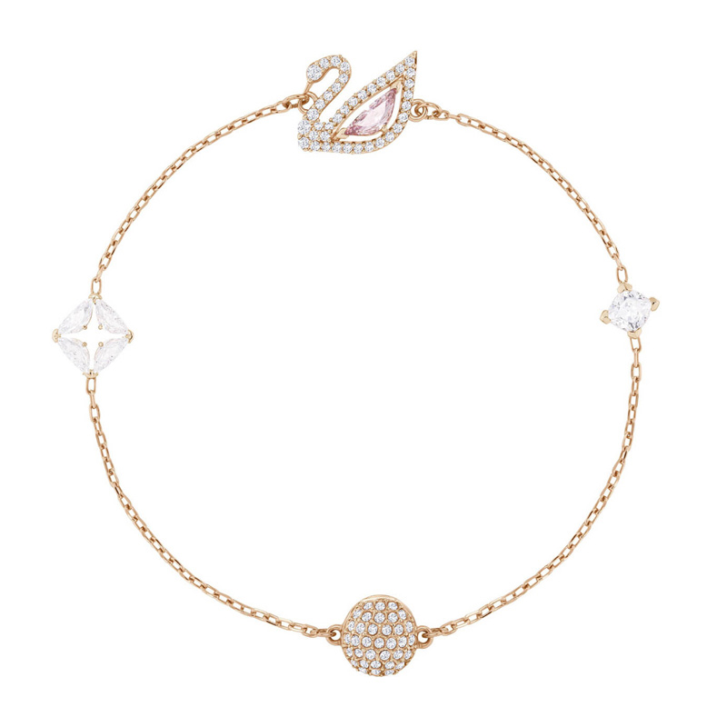 即発★SWAROVSKI★スワロフスキー Dazzling Swan ブレスレット Dazzling Swan ブレスレット, マグネットクロージャー, スワン