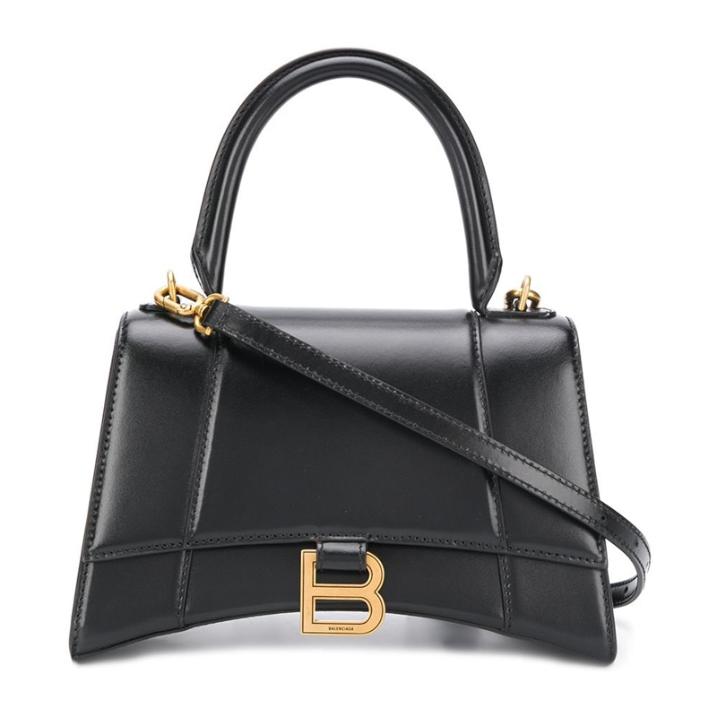 ハンドバッグ BALENCIAGA HAND BAG (5935461QJ4M 1000) NEW BALENCIAGA BAGS HOURGLASS 593546 1QJ4M 1000 SHOULDER BAG