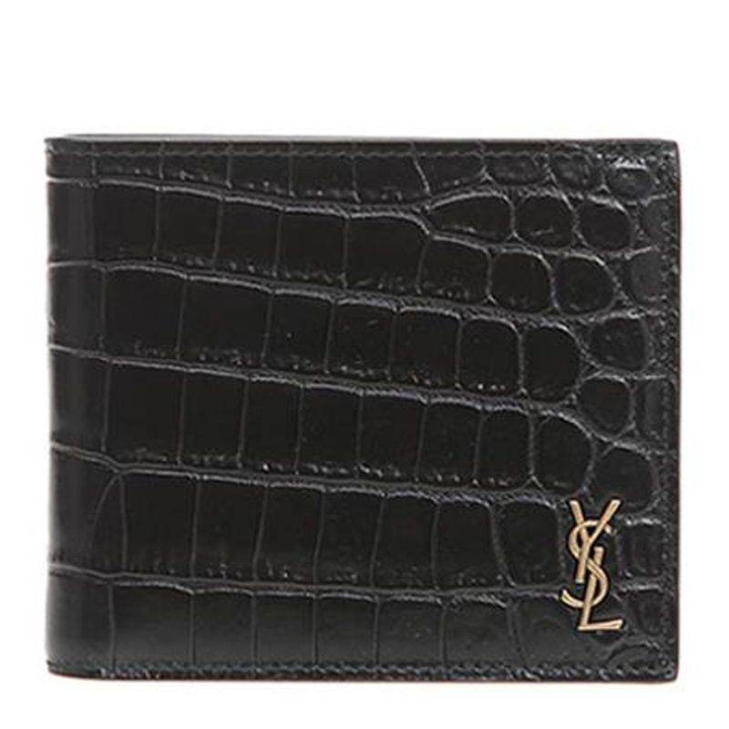 NEW YSL SAINT LAURENT WALLETS 607727 DZEDW 1000 SHORT FOLD WALLET