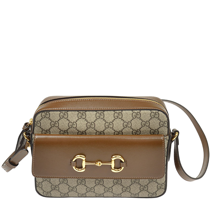 GG Supreme/啡色Gucci Horsebit 1955小型肩揹袋| GUCCI® 香港