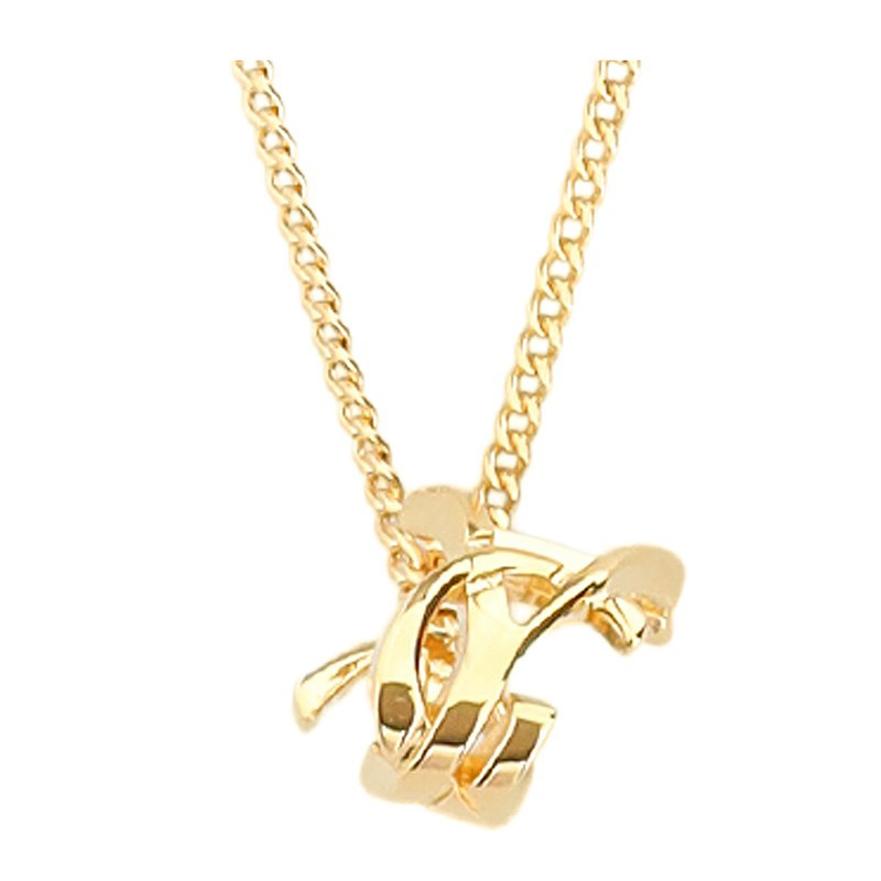 NEW YSL SAINT LAURENT NECKLACE 651779 Y1500 8030 GOLD BRASS