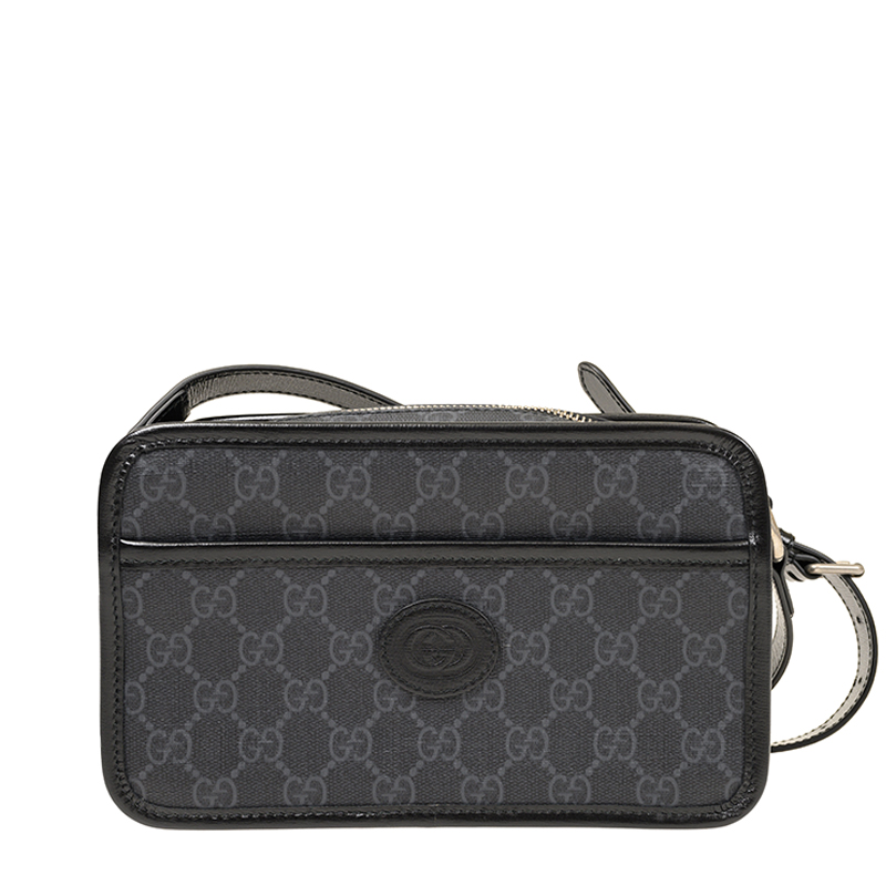 GUCCI手袋 NEW with Tag Women's Gucci Black Leather Gloves Snake
