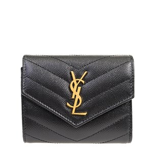 新品未開封 Yves Saint Laurent まとめ売り NEW YSL SAINT LAURENT WALLETS 403723 BOW01 1000 SHORT ZIPPER WALLET