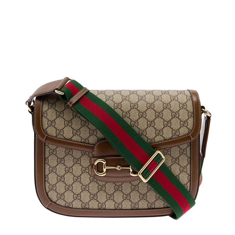 NEW GUCCI BAGS GUCCI 1955馬銜扣 700457 HUHHG 8565 SHOULDER BAG