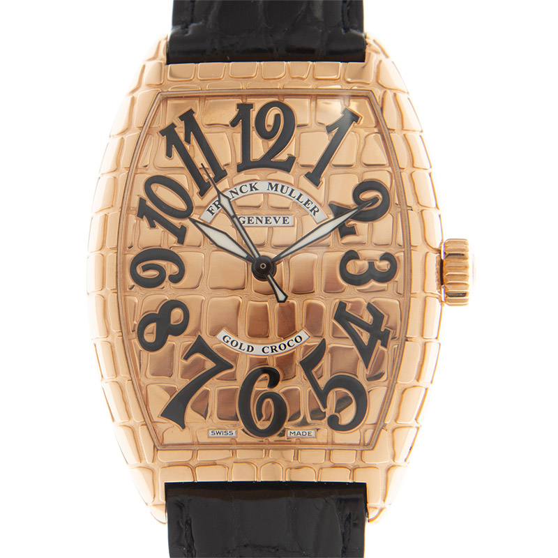 NEW FRANCK MULLER CINTREE CURVEX 7880 B SC GOLD CRO 5N