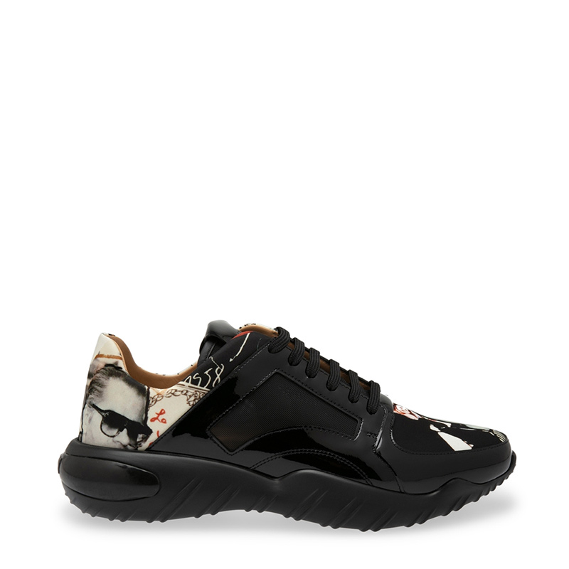 【ほぼ未使用】FENDI ニット スニーカー エアーソール 黒 28cm Fendi Flow Fabric Black | Fendi