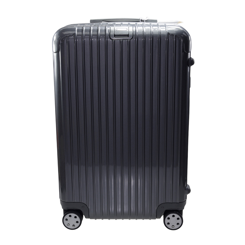 NEW RIMOWA LUGGAGE 83063544 POLYCARBONATE DARK GREY 26英寸 (INCH) Celebrity  standing