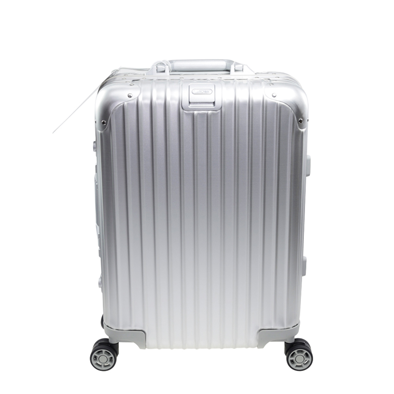 NEW RIMOWA LUGGAGE TOPAS 92052004 ALUMINUM SILVER 20 INCH