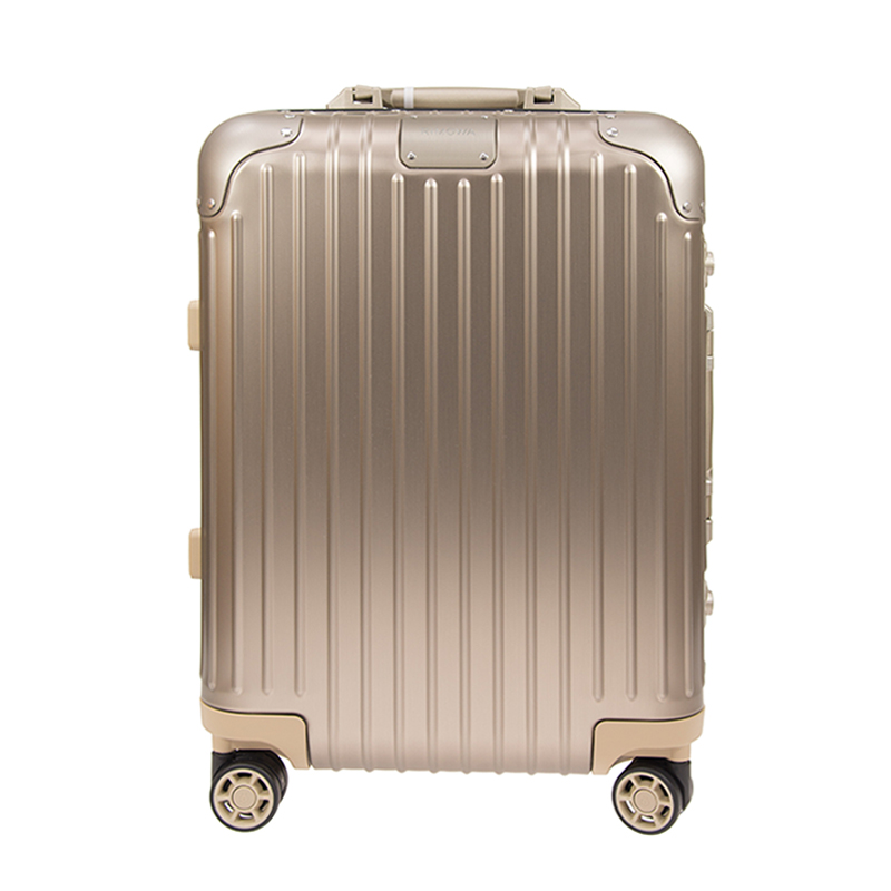 NEW RIMOWA LUGGAGE ORIGINAL 92553034 ALUMINUM ALLOY GOLD 21 INCH