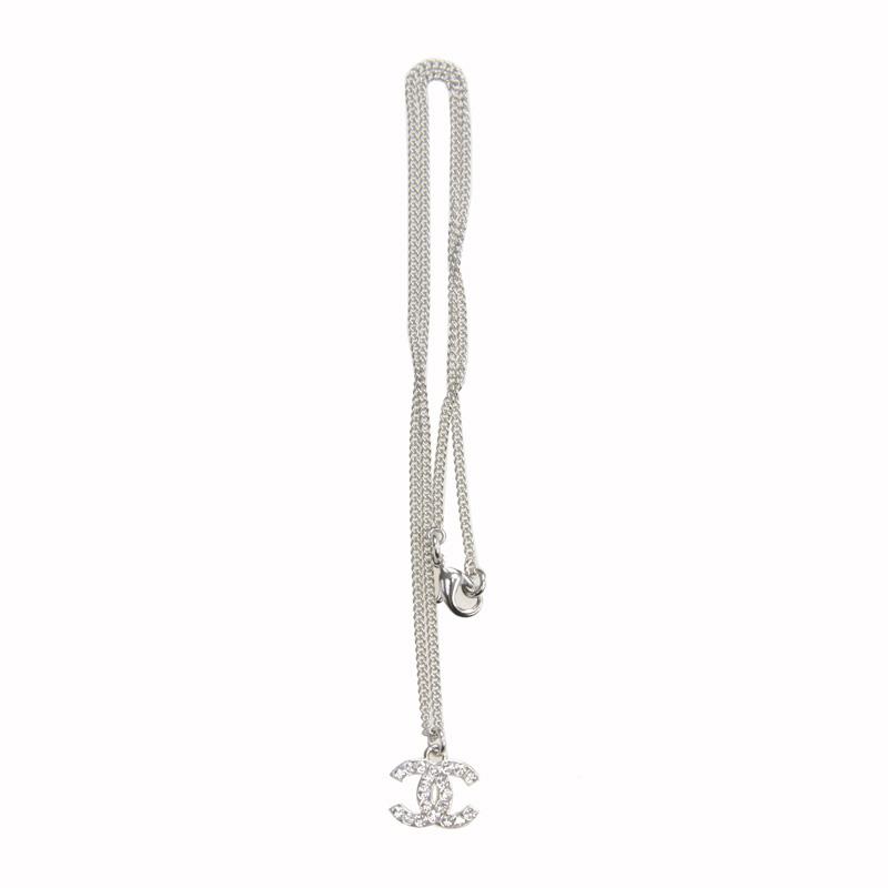 NEW CHANEL NECKLACE A28942 METAL SILVER