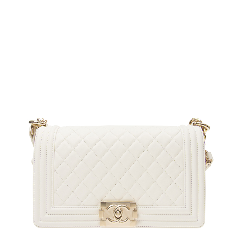 全新chanel 香奈儿 手袋 a67086 羊皮 白色