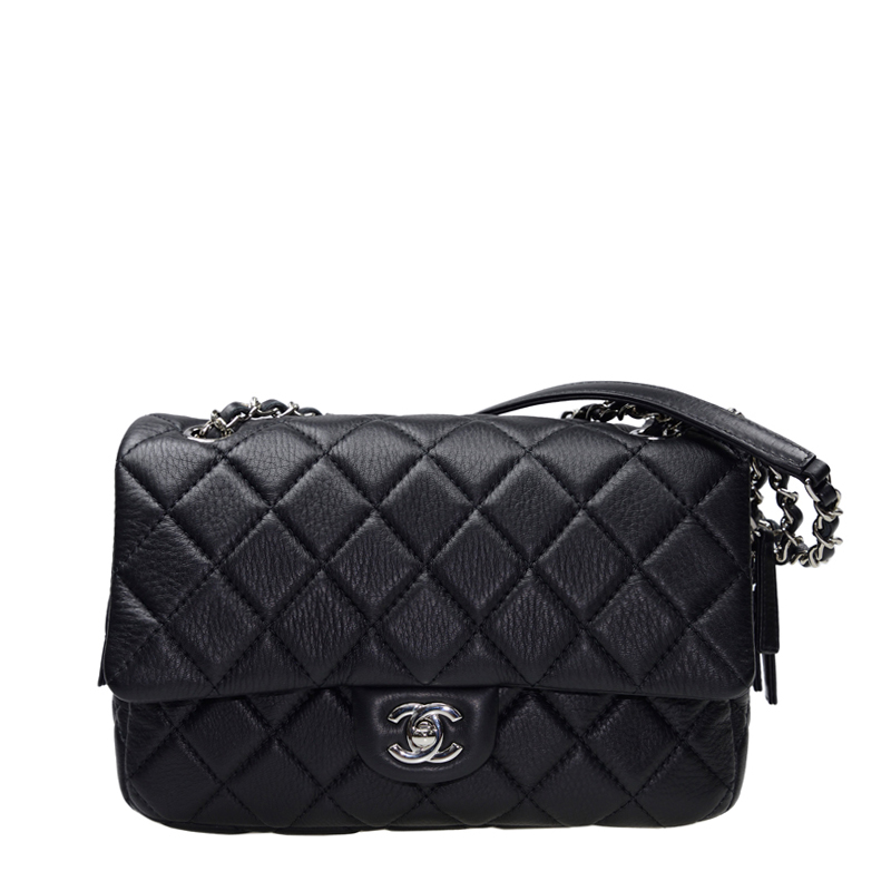 全新CHANEL 香奈兒手袋A90838 銀扣單肩包/手提包