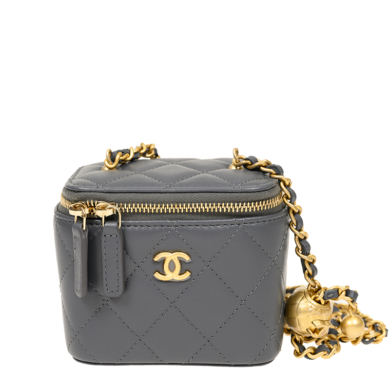 【新品】CHANEL 手袋 Chanel 25小号手袋, 帆布与亮金色金属, 黑— 精品| CHANEL 香奈儿