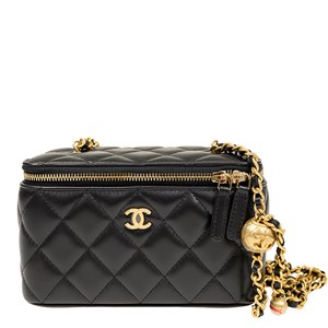 並行輸入品CHANEL手袋 全新CHANEL 香奈兒手袋AP1465 金扣斜挎包