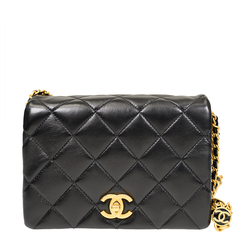 全新CHANEL 香奈兒手袋AS4772 金扣鏈條包/斜挎包