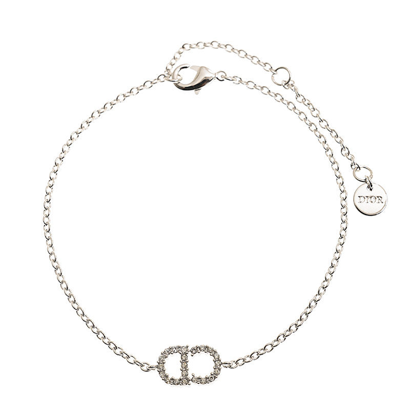 DIOR Clair D Lune ブレスレット シルバー New Clair D Lune Bracelet Silver Adjustable Length – CrayCoolStyle