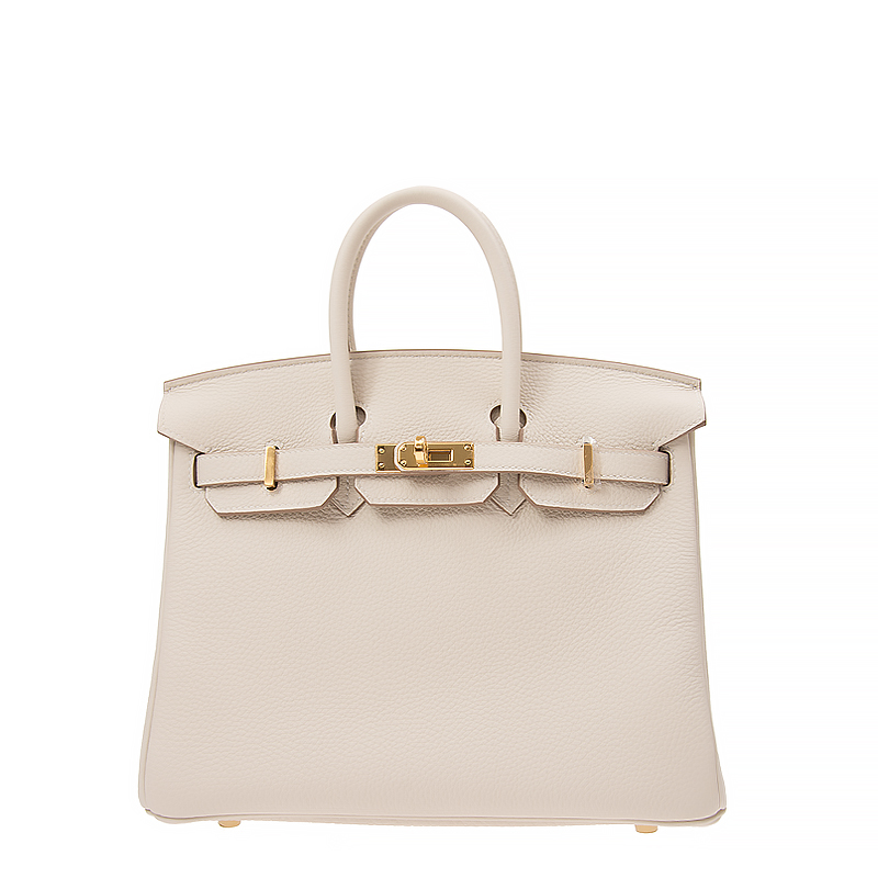 NEW HERMES HANDBAGS BIRKIN 25 10 HANDBAG CRAIE Celebrity standing