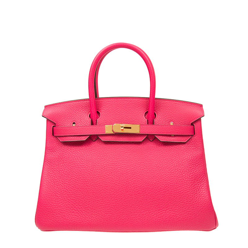 NEW HERMES HANDBAGS BIRKIN 30 I6 HANDBAG ROSE EXTREME