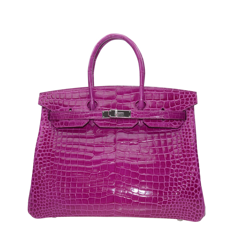 紫月夜　エルメス　手袋 全新HERMES 愛馬仕手袋BIRKIN 35 J5 手提包鉑金包天方夜譚紫