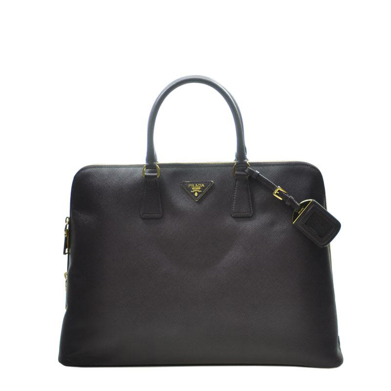 PRADA Prada Handbag Shoulder Bag Leather NERO Black BN2626