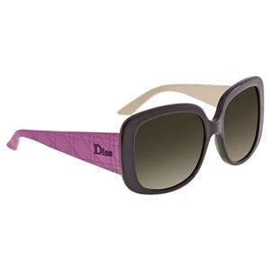 NEW DIOR SUNGLASSES DIORLADYLADY1 9XL 56 WOMEN PLASTIC BROWN