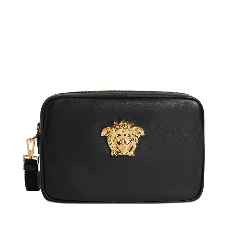 Clutch Bag Versace Bag Logo VERSACE CLUTCH BLACK INSTITUTIONAL