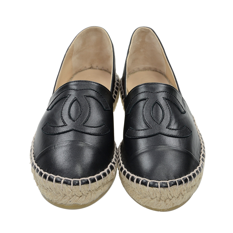 あ商品【CHANNEL S】 全新CHANEL 鞋G29762 黑色羊皮38碼