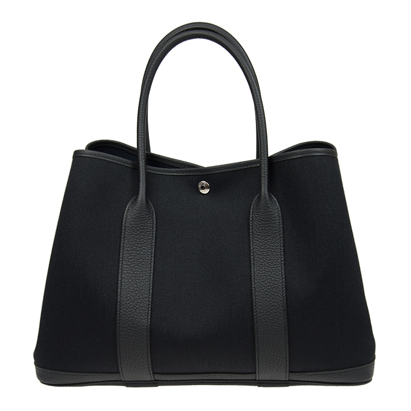 全新HERMES 愛馬仕手袋GARDEN PARTY 36 89/78 手提包花園包黑色