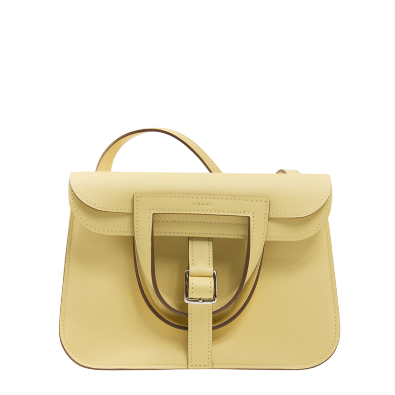 Hermes Mini Halzan アルザンミニ STAMP A【ランク：A】 HERMES MINI HALZAN 25 SWIFT BLACK SHE STAMP A