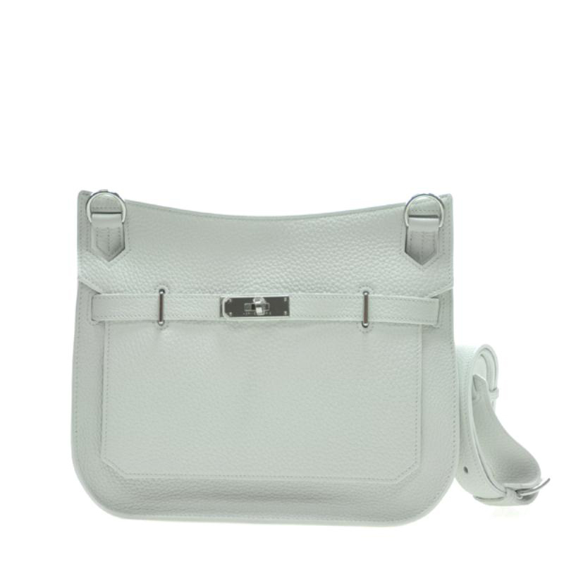 全新HERMES 愛馬仕手袋JYPSIERE 28 01 斜挎包吉賽普包純白色